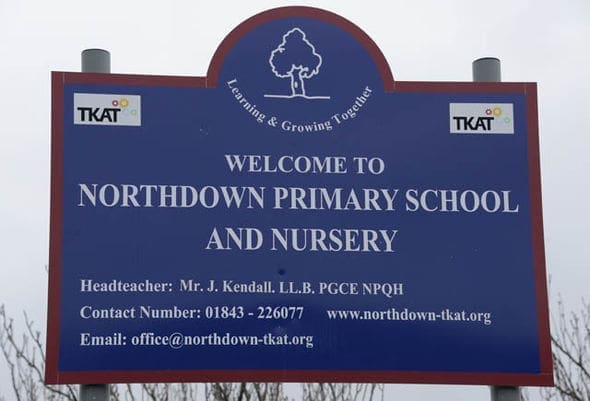 northdown school logo sign